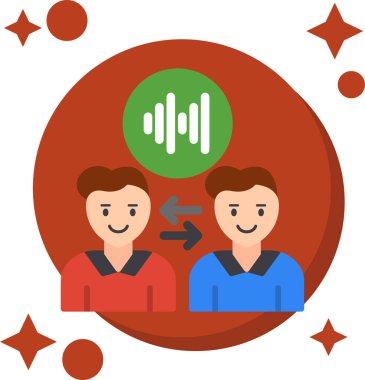 Kulaklıklı iki arkadaş.