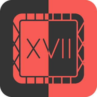 Beyaz çizgi takvimi ve uzun gölge ve kırmızı arkaplan ile saat simgesi. Zaman hatırlatıcı sembolü. randevu ve randevu yönetimi. Zaman yönetimi tarihi. kırmızı