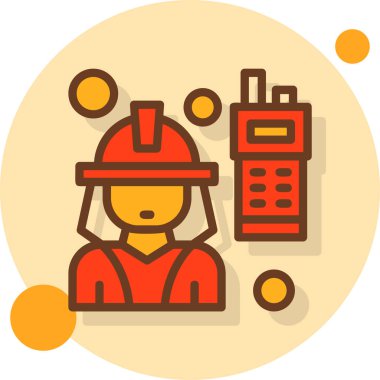 Bir insan simgesinin vektör illüstrasyonu