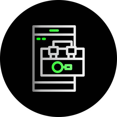 seo modern simgesinin vektör illüstrasyonu