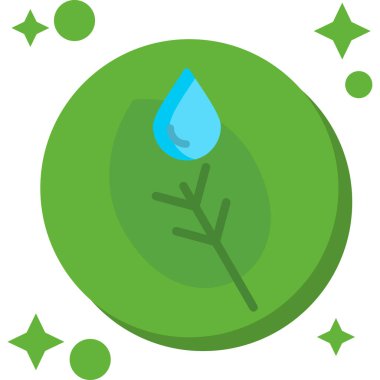 Ekoloji Düz Simgesi Tasarımı