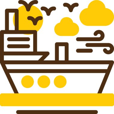 yiyecek meyve ikonu ana hatlarıyla