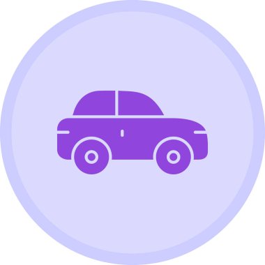 Otomobil modern simge, vektör illüstrasyonu