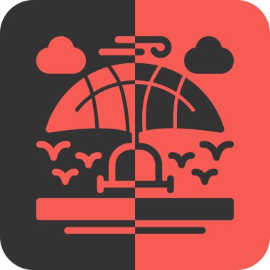 Vektör illüstrasyonu, modern simge