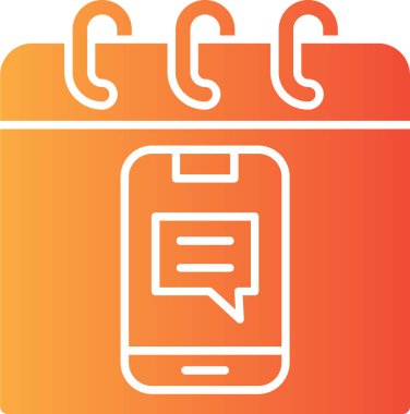 Akıllı telefonmuş. Web simgesi vektör illüstrasyonu