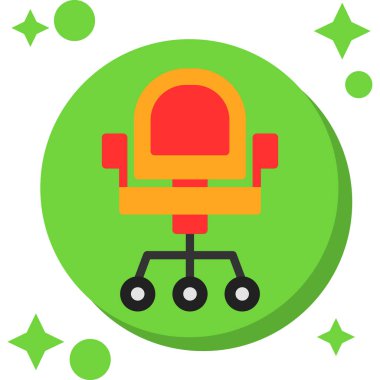 Robot simgesi, vektör çizimi beyaz arkaplanda izole edildi