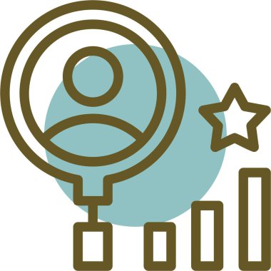 seo modern simgesinin vektör illüstrasyonu