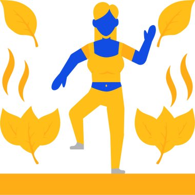 Lotus pozu veren yoga kadını.