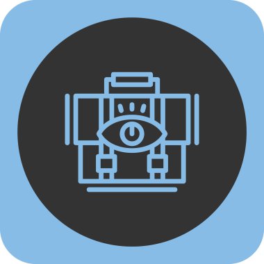 Göz simgesinin vektör illüstrasyonu