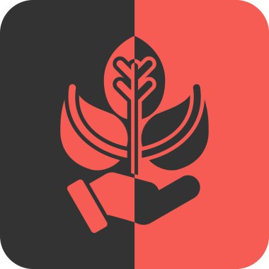 Ağaç simgesinin vektör illüstrasyonu