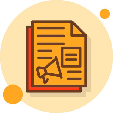 Konuşma balonu ve kalem vektör illüstrasyon tasarımı içeren belge