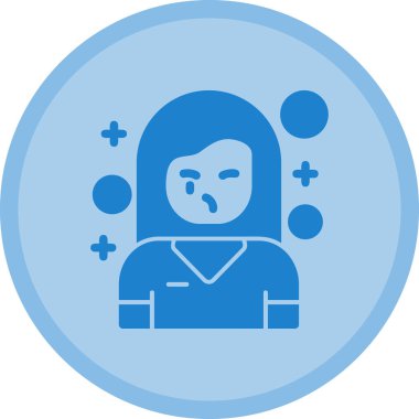 Bir kadının vektör illüstrasyonu