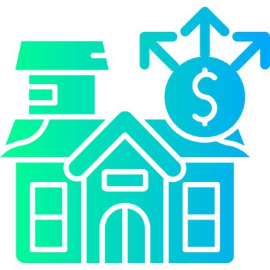 Dolarlık ev. Basit resimleme