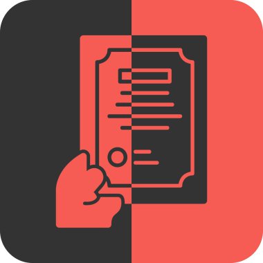 Belge simgesi soyut bir grupta izole edildi