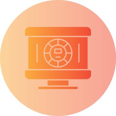 seo modern simgesinin vektör illüstrasyonu