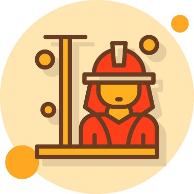 Sırt çantası ve kahve çantası olan bir adamın vektör çizimi.