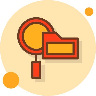 Ara. Web simgesi basit illüstrasyon