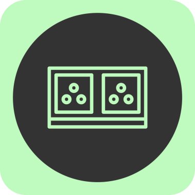 müzik çalar simgesi soyut arkaplanda izole edildi