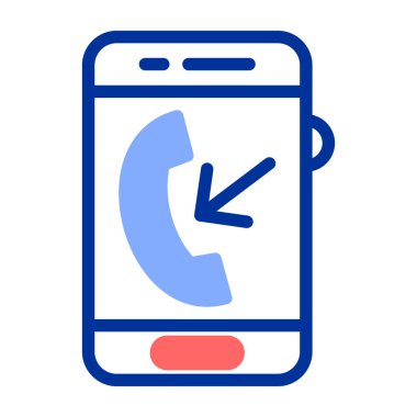 Çağrı. Web simgesi basit illüstrasyon