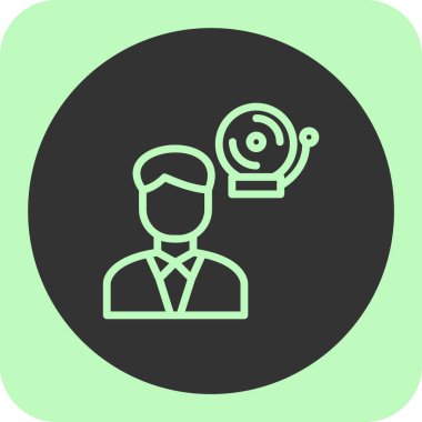 man simgesi vektör illüstrasyonu