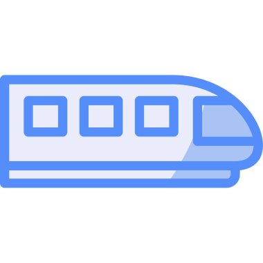 tren simgesi vektör illüstrasyonu