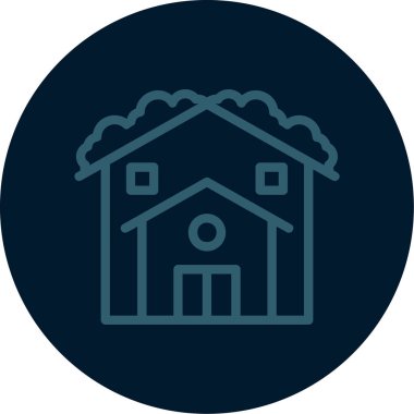 ev simgesi vektör illüstrasyonu