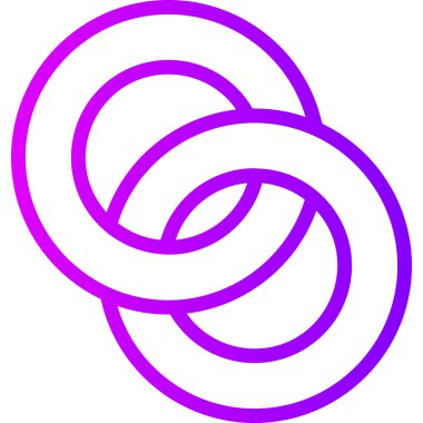 Sonsuzluk işareti vektör illüstrasyonu