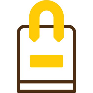 Kilit. Web simgesi basit illüstrasyon