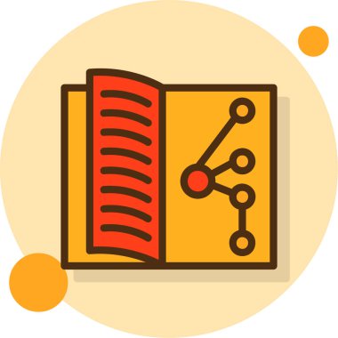 Modern eğitim ikonunun vektör illüstrasyonu