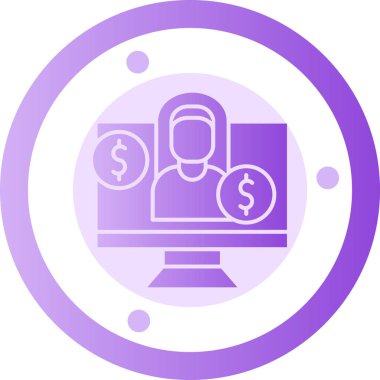 iş simgesi vektör illüstrasyonu