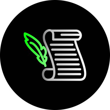 Yaprak ikonu vektör illüstrasyonu