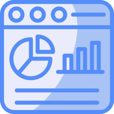 Çizelge. Web simgesi basit illüstrasyon