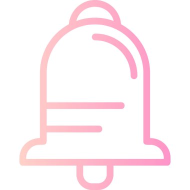 vektör çan simgesi, basit vektör illüstrasyonu