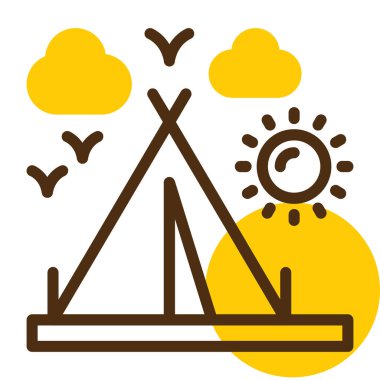 hava simgesi vektör illüstrasyonu