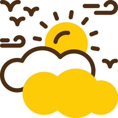 Hava tahmini güneş simgesi