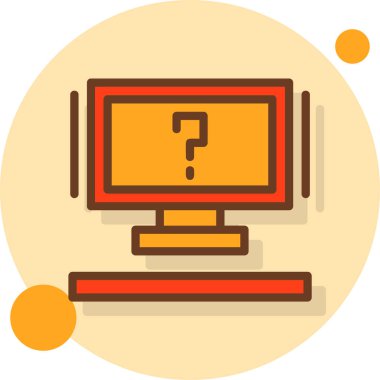 düz biçimli bilgisayar masaüstü simgesi