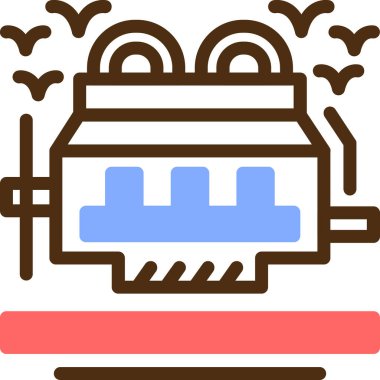 Gıda simgesinin vektör illüstrasyonu