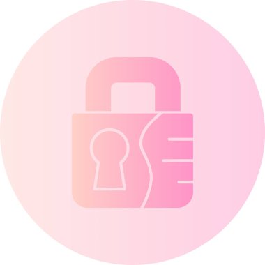 ikon vektör illüstrasyonunu kilitle