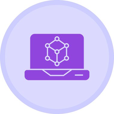 Bir ağ simgesinin vektör illüstrasyonu