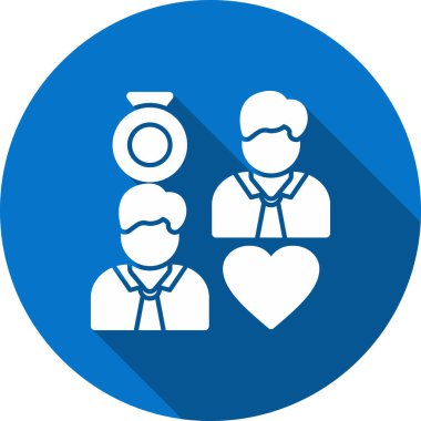 Aşk simgesi vektör illüstrasyonu