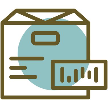 Modern b 'nin vektör illüstrasyonu posta simgesinden yoksun