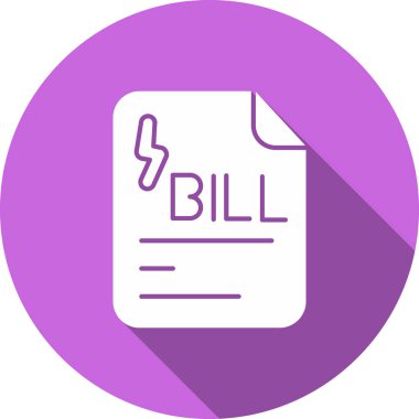 Bill simgesinin vektör illüstrasyonu