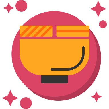 çanta simge vektör çizim