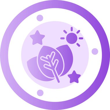 Eşsiz gezegen Dünya kabartma vektör simgesi