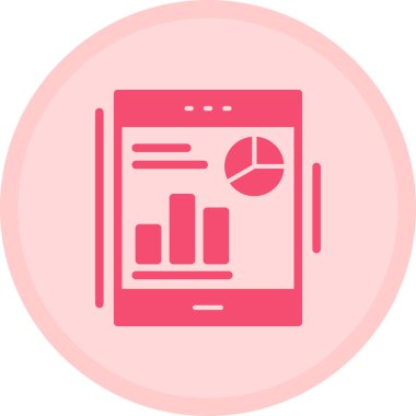 İş simgesinin vektör modern illüstrasyonu