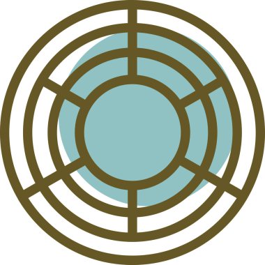 Küre. Web simgesi basit tasarım