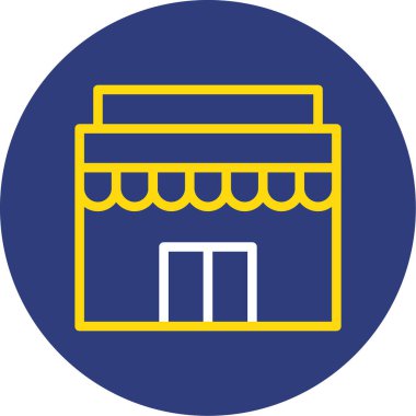 alışveriş simgesi vektör illüstrasyonu