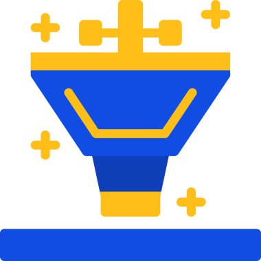 Tekne ikonu. Basit resimleme