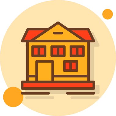 ev simgesi vektör illüstrasyonu