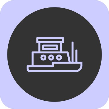 vektör lcd simgesi illüstrasyonu